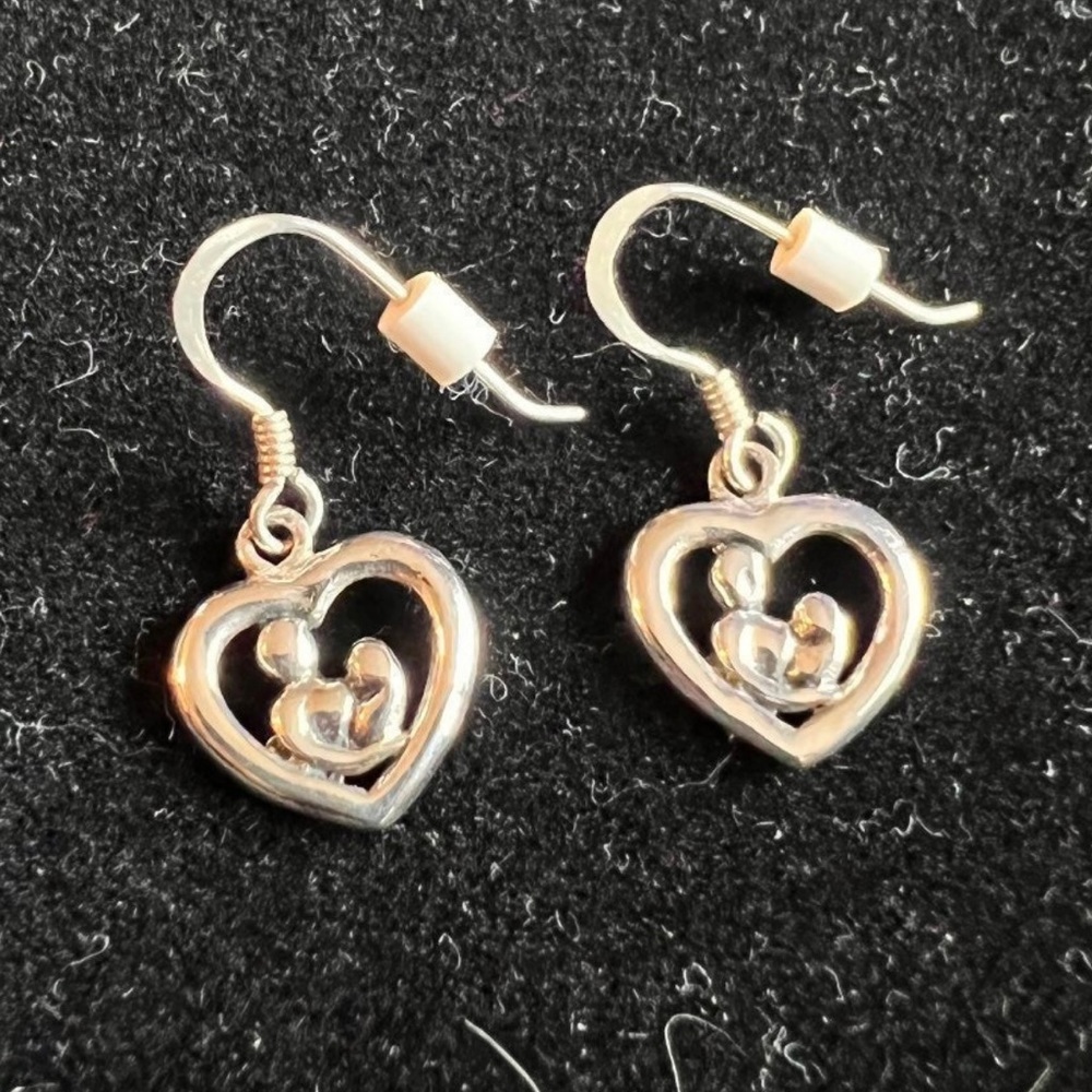 Mother daughter earrings
